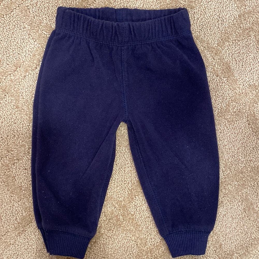 🦊 (2/$4!) Carters 9mo navy fleece pant